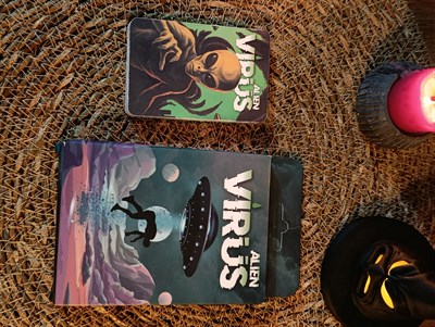 Virüs Alien Strateji Oyun Kartları - Kese Hediyeli 50 Kart