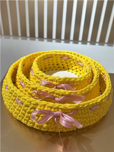 HAND MADE ORGANİZER - SARI