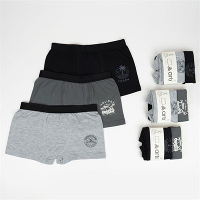 Toptan Island Erkek 2'li Boxer Set
