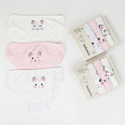 Toptan Lolla Kız 3'lü Slip