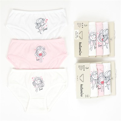 Toptan Safinaz Kız 3'lü Slip