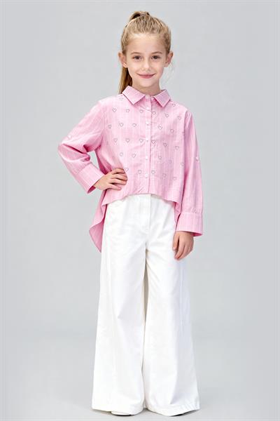 Tuffy Kız Çocuk Gömlekli Takım-03125