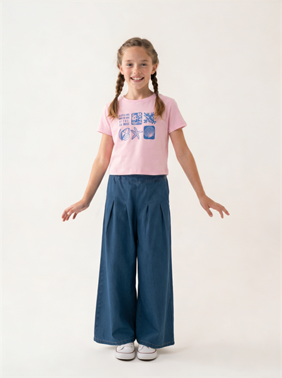 Tuffy Kız Çocuk İkili Pantolonlu Takım-4086