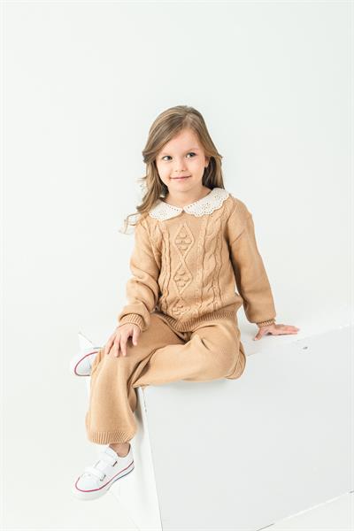 Tuffy Kız Çocuk İkili Triko Takım-02705