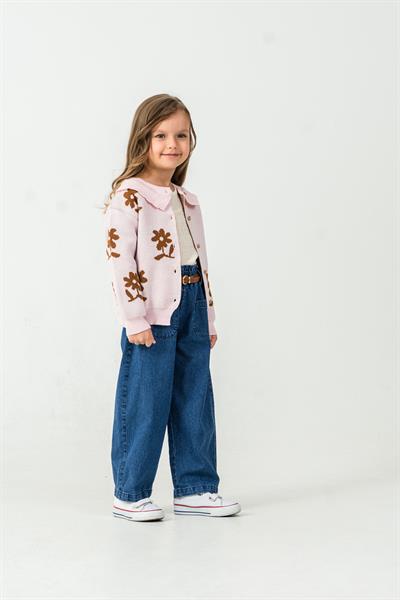 Tuffy Kız Çocuk Üçlü Triko Takım-02845