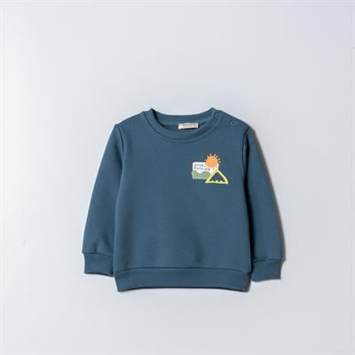 Tuffy Morning Temalı Erkek Bebek Sweatshirt-045