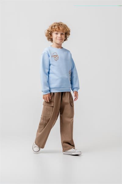 Tuffy Palmiye Desen Erkek Çocuk Sweatshirt-0555