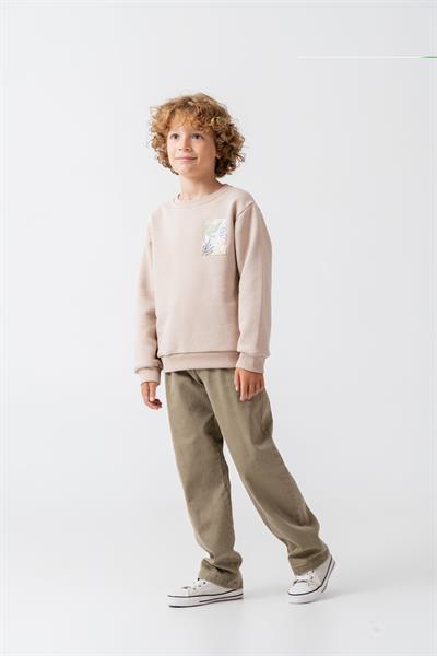 Tuffy Palmiye Temalı Erkek Çocuk Sweatshirt-0505