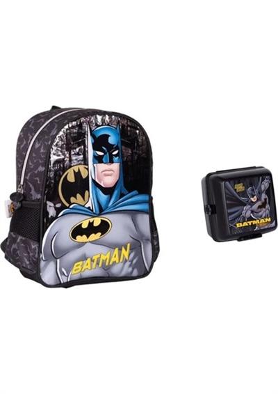 Batman Anaokulu Çantası ve Beslenme Kabı İki Parçalı Set
