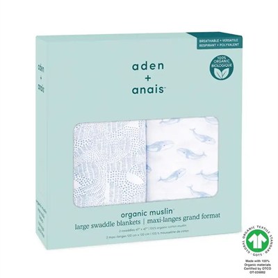 Aden & Anais - Oceanic 2li Organik Pamuklu Müslin Set