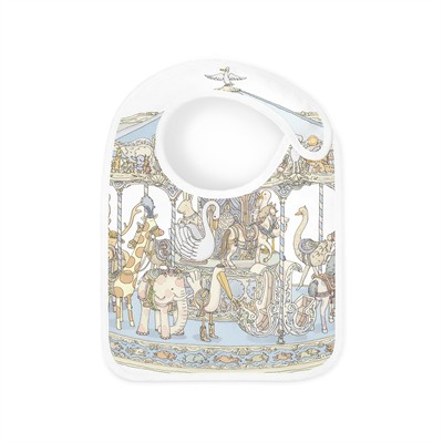 Atelier Choux - Carousel Mavi Önlük & Müslin Set