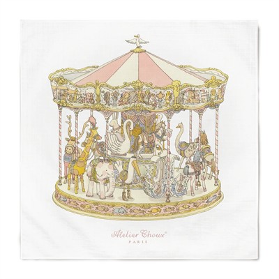 Atelier Choux - Carousel Pembe Müslin