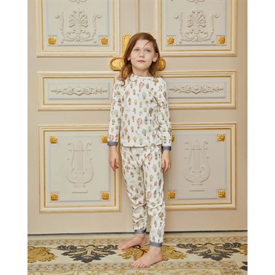 Atelier Choux - Hot Air Balloons Pijama Set Mavi