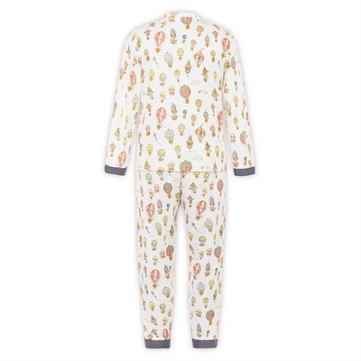 Atelier Choux - Hot Air Balloons Pijama Set Mavi