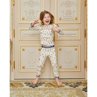 Atelier Choux - Hot Air Balloons Pijama Set Mavi