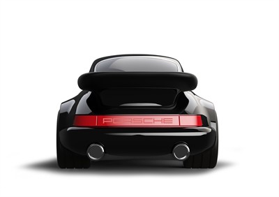 Baghera - 911 Porsche Siyah Oyuncak Araba