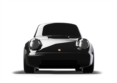 Baghera - 911 Porsche Siyah Oyuncak Araba