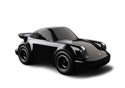 Baghera - 911 Porsche Siyah Oyuncak Araba