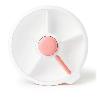 Göbe Kids - Büyük Boy Snack Spinner Yemek Kabı Pembe