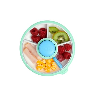 GöBe Kids - Snack Spinner Yemek Kabı Mavi