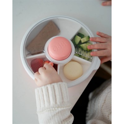 GöBe Kids - Snack Spinner Yemek Kabı Pembe