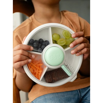 GöBe Kids - Snack Spinner Yemek Kabı Yeşil