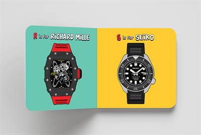 Diaper Book Club-R is for Rolex-ABCs for the Future Watch Collectors