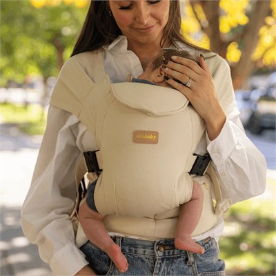 TushBaby - Pearl Wrap Kumaş Kanguru Krem