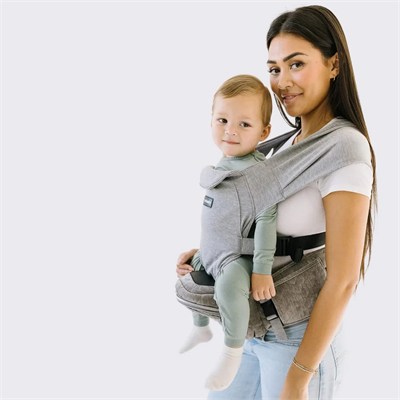 TushBaby - Snug Kanguru Eller Serbest Kullanım Aparatı Gri