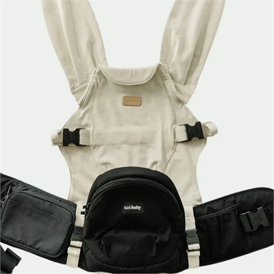 TushBaby - Snug Kanguru Eller Serbest Kullanım Aparatı Krem
