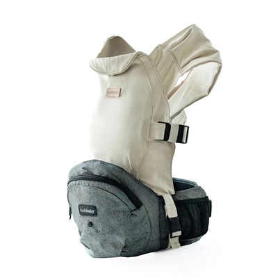 TushBaby - Snug Kanguru Eller Serbest Kullanım Aparatı Krem