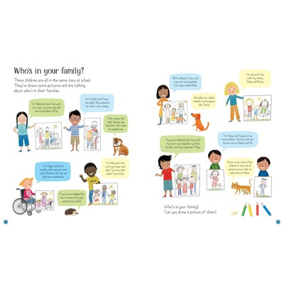 Usborne - All About Families Kitap