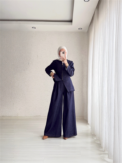 Denim Elegance Takım