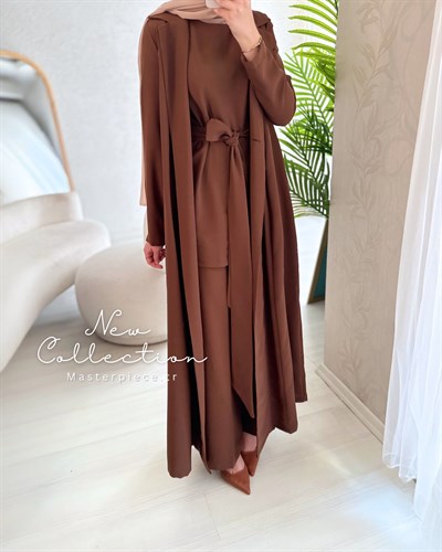 Rima Üçlü Takım (Pantolon Bluz Pelerin)