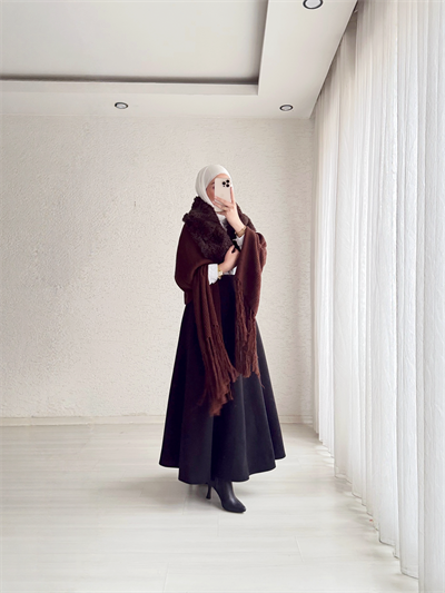 Velvet Touch Kürk Yakalı Triko