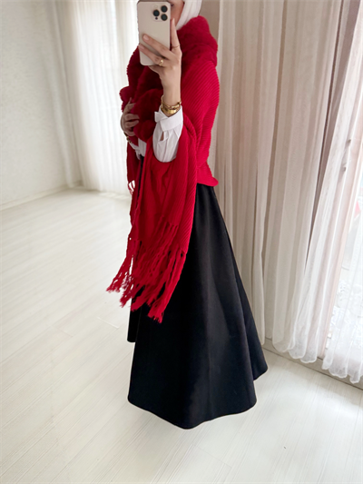 Velvet Touch Kürk Yakalı Triko