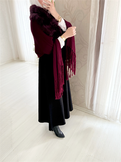 Velvet Touch Kürk Yakalı Triko