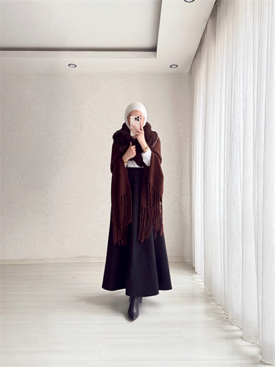 Velvet Touch Kürk Yakalı Triko