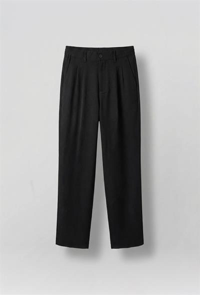 Baggy Kumaş Pantolon Siyah