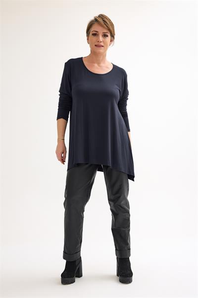 Navy Viscose Blouse