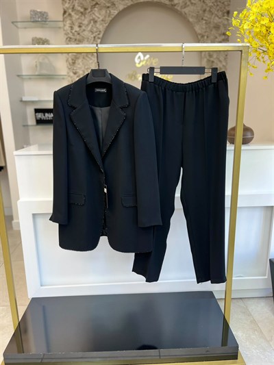 Siyah Blazer Takım