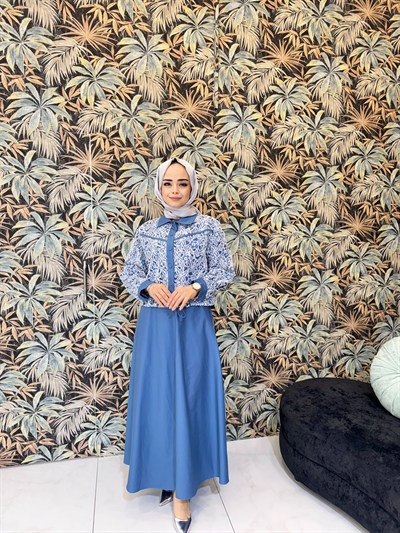 My312 Ceketli Elbise Takım