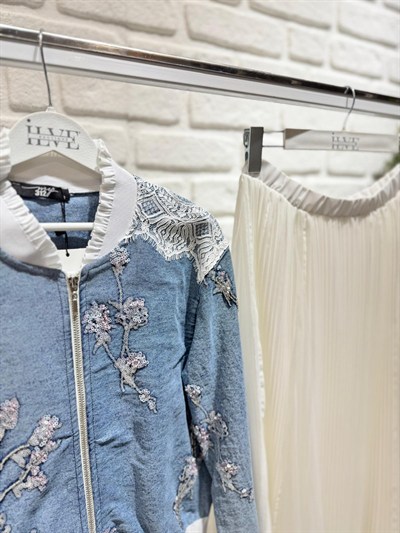 My312 Denim Etekli Takım