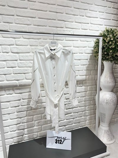 My312 Kolları Dantelli Tunik 