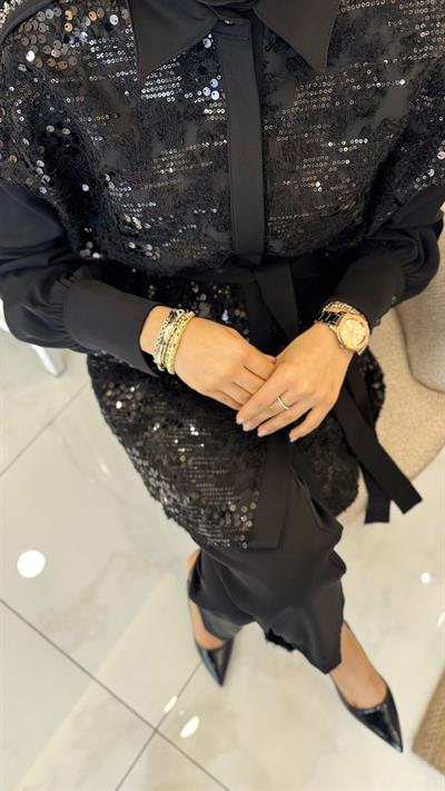 My312 Kolları Taşlı Payet Takım 