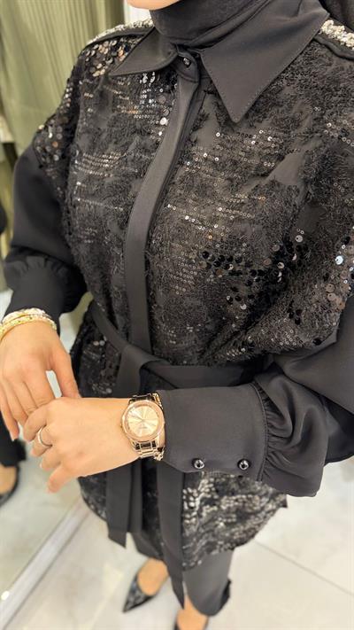 My312 Kolları Taşlı Payet Takım 