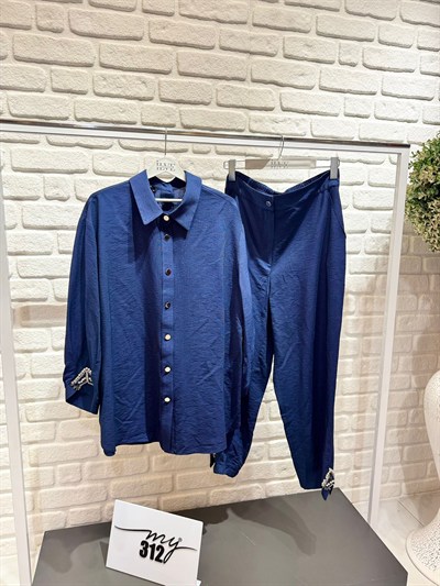 My312 Paçası Taşlı Takım