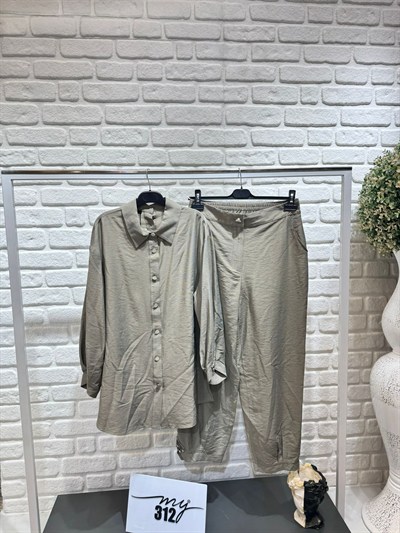 My312 Paçası Taşlı Takım