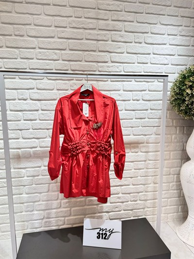 My312 Yakası Taşlı Ceket