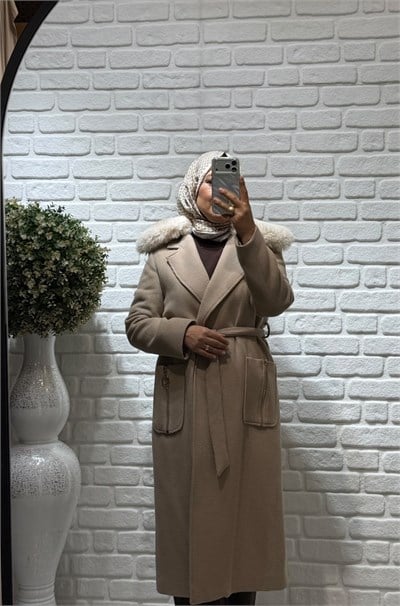 Nprive Cep Fermuarlı Kaban 